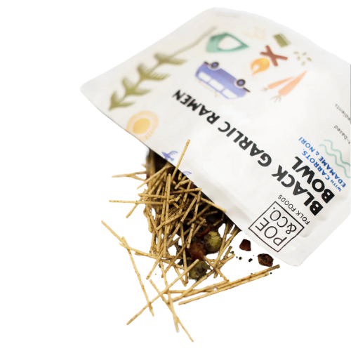 Black Garlic Ramen Bowl by Poe & Co. Folk Foods