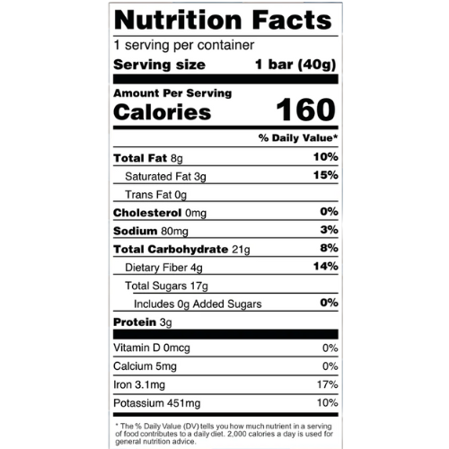 Cacao Banana Energy Bars by Lecka