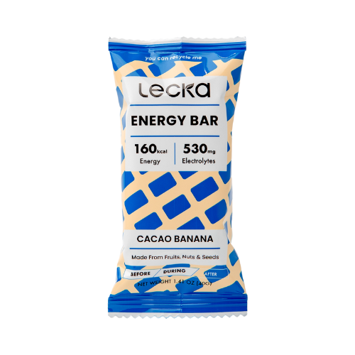 Cacao Banana Energy Bars by Lecka