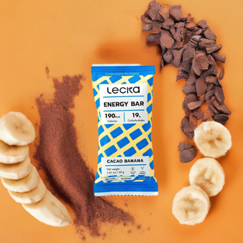 Cacao Banana Energy Bars by Lecka