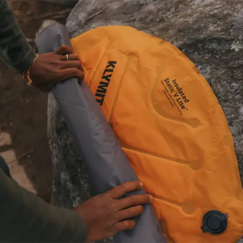 Insulated Static V Lite Sleeping Pad by Klymit