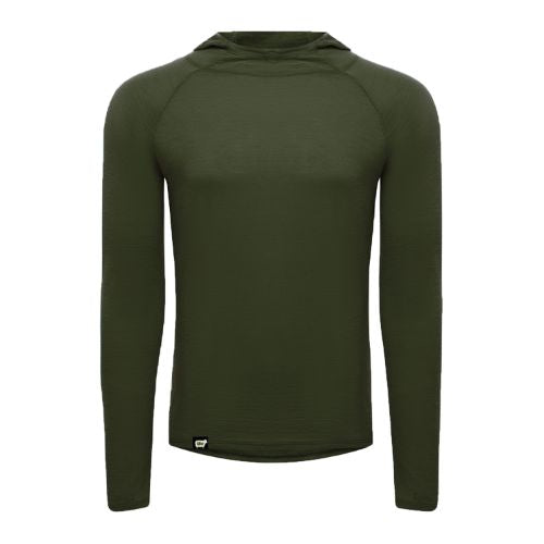 Men's 100% Merino Lightweight Hoodie by Wūru Wool