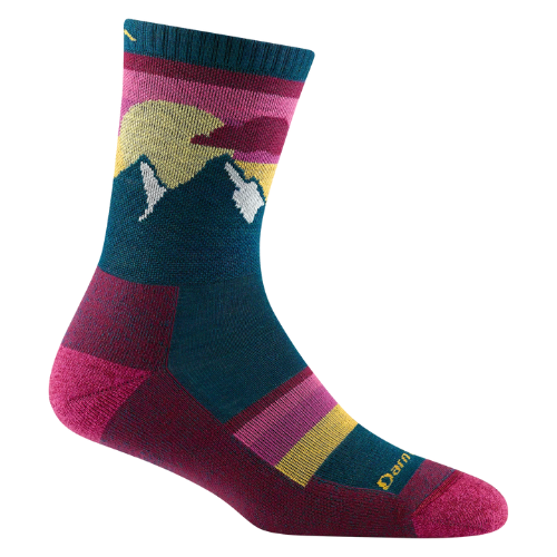 Women's Sunset Ledge Micro Crew Lightweight Hiking Sock by Darn Tough
