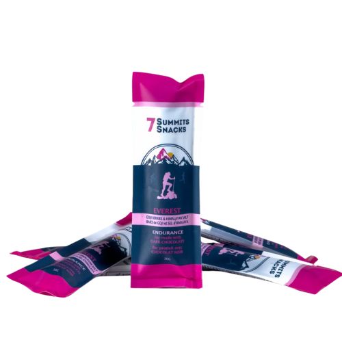 Everest Dark Chocolate Endurance Bar with Goji Berries by 7 Summits Snacks